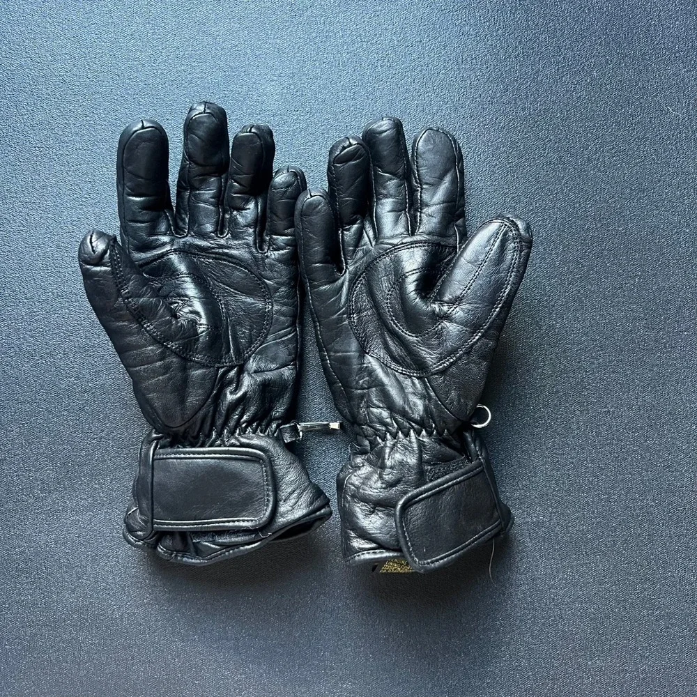 Harley-Davidson Womens Leather Thermolite Insulated Motorcycling Gloves S Biker